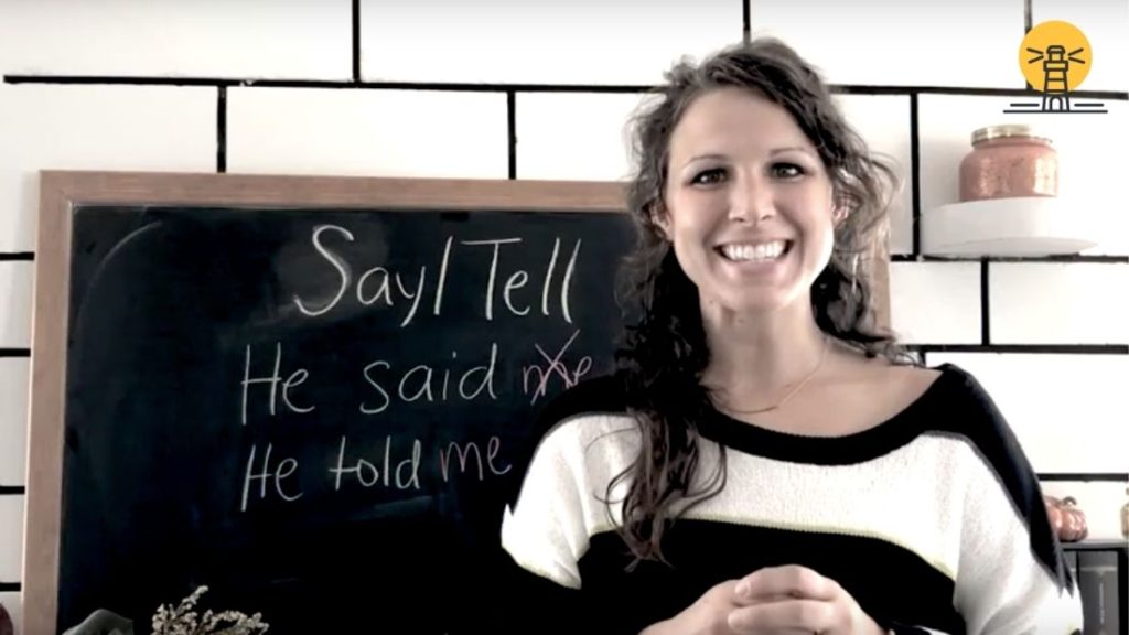 Quick Tips for Using “Say” and “Tell”
